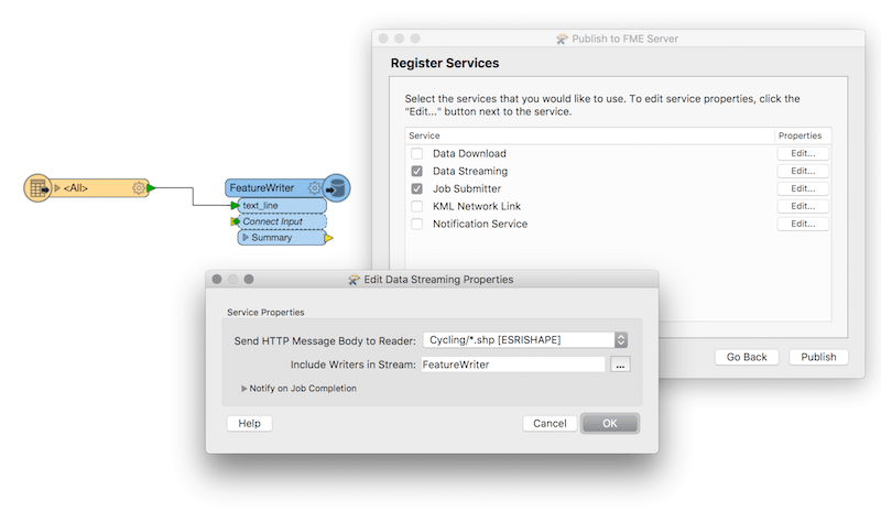 FeatureReader et FeatureWriter