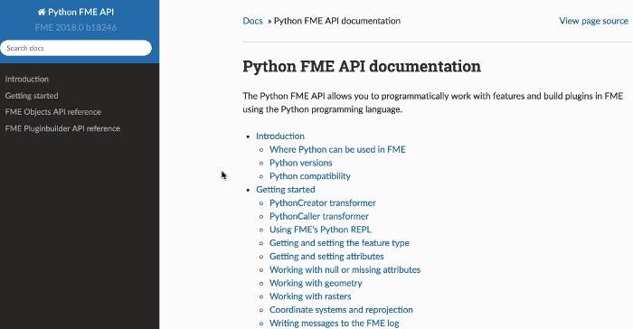 Documentation Python