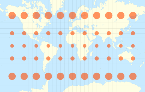 La 'véritable' taille des pays