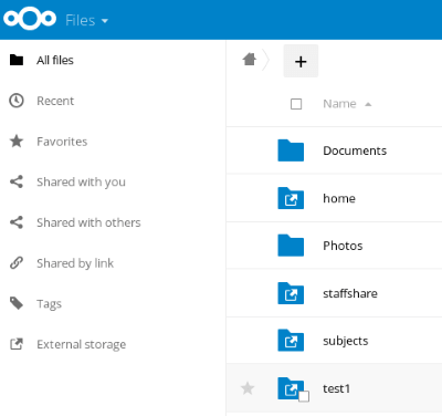 Stockage de fichiers avec Nextcloud